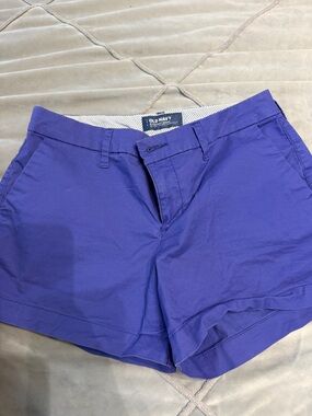 Old Navy Purple Chino Bermuda Shorts